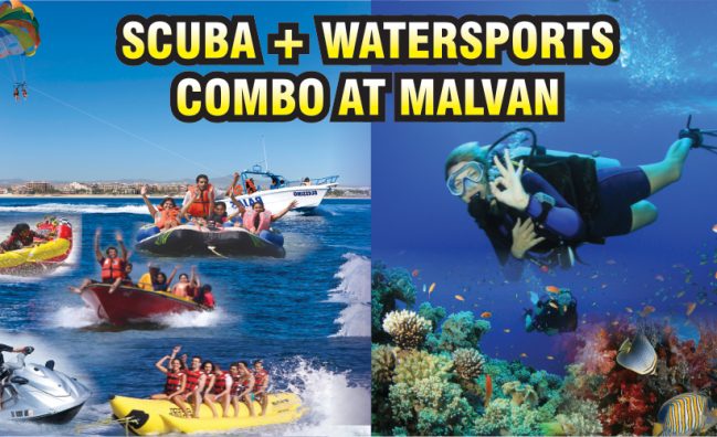 Combo Scuba Diving with Water Sports Malvan